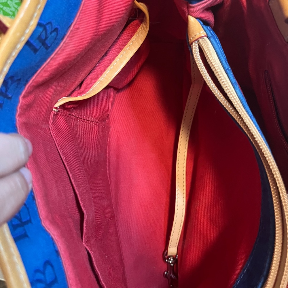 Circa Dooney and Bourke VINTAGE canvas and leather RARE ! - Picture 5 of 10